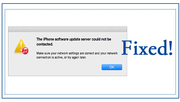 Ipad Software Update Server Could Not Be Contacted Mac